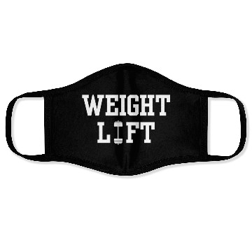 Discover Weightlift Gym Weightlifting Workout Lifting Face Masks