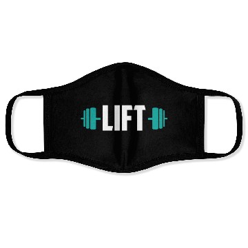 Discover Lift Weightlifting Lifting Gym Workout Face Masks