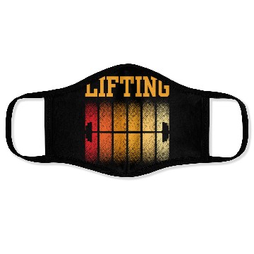 Discover Lifting Weightlifting Lift Workout Gym Face Masks