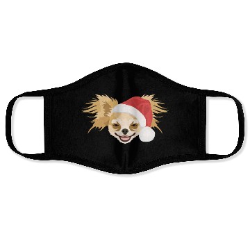 Discover Chihuahua Merry Christmas Face Masks