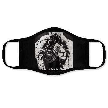 Discover Ink Lion Face Masks