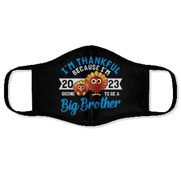 Discover Big Brother 2023 Baby Thanksgiving Turkey Boys Face Masks