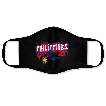 Discover Philippines graffiti flag design Face Masks