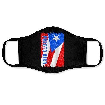 Discover Puerto Rico flag Face Masks