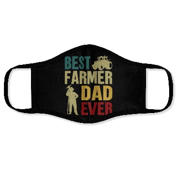 Discover Farming Farmer Dad Father Vintage Face Masks