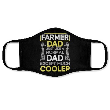 Discover Farming Farmer Dad Father Vintage Face Masks