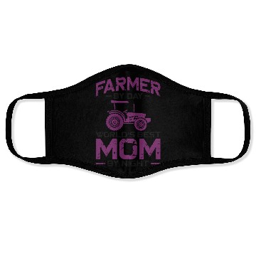 Discover Farming Farmer Mom Mother Vintage Face Masks