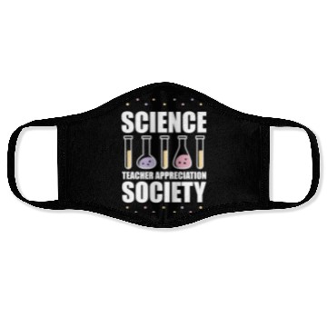 Discover Science Scientist Society Science Teacher Face Masks