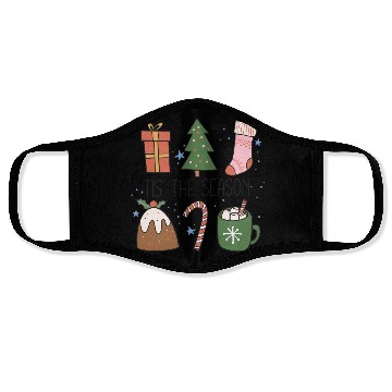Discover Tis the Season Christmas Face Masks