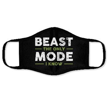Discover BEAST The Only Mode I Know Face Masks