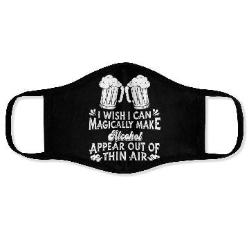 Discover Alcohol Drinking Drinker Face Masks