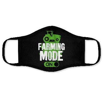 Discover Farming Farmer Vintage Tractor Face Masks