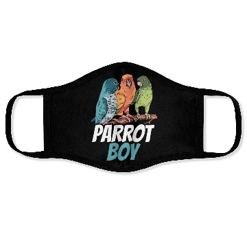 Discover Parrot Boy Pet Parrots Animal Cute Face Masks