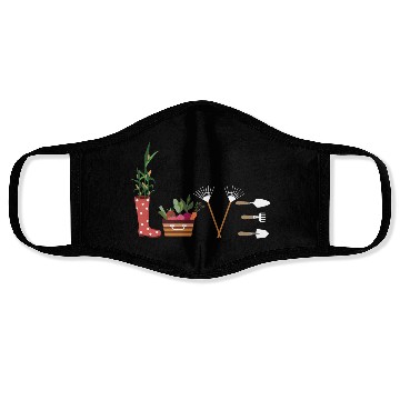 Discover Agriculture Garden Love Farming Face Masks