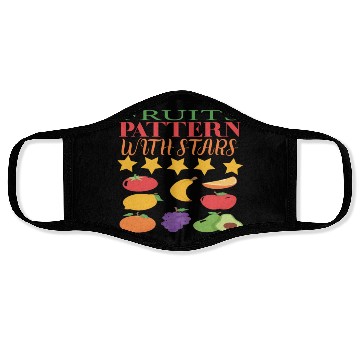 Discover FRUITS PATTERN WITH STARS Face Masks