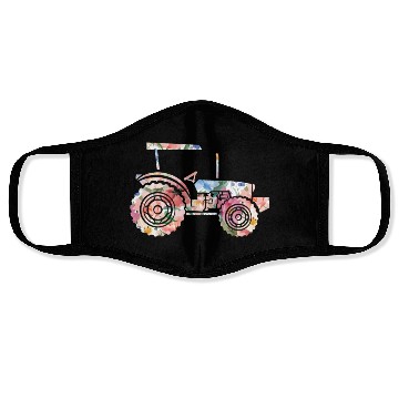 Discover Farming Farmer Flower Floral Face Masks