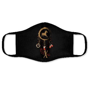 Discover Winter dreamcatcher Christmas Donkey Face Masks
