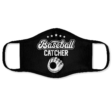 Discover Baseball Catcher Sayings Player Hobby Face Masks