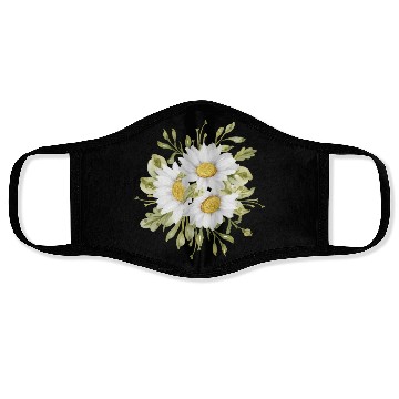 Discover Marguerites Daisy Summer Daisies Flower Garden Face Masks