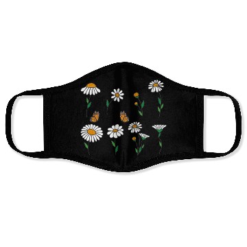 Discover Marguerites Daisy Summer Daisies Flower Garden Face Masks