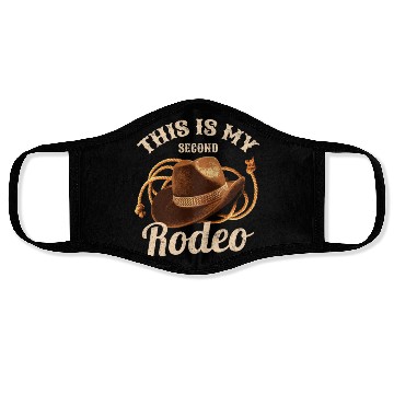 Discover Rodeo Bull Riding Livestock Show Farmer Cattle Face Masks