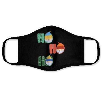 Discover Mini Santas Ho Ho Ho Face Masks