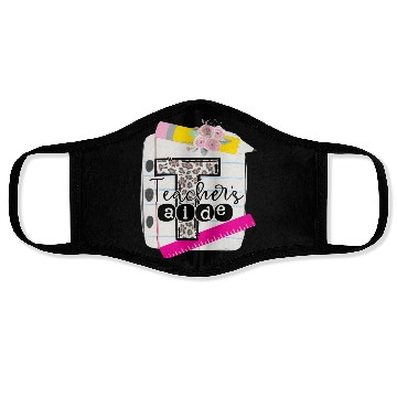 Discover Teachers Aide Teacher Assistant Face Masks