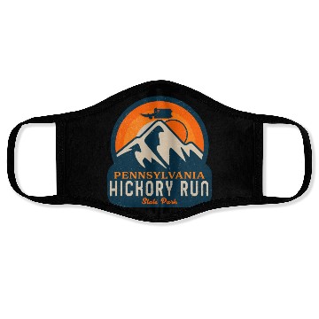 Discover Hickory Run state park Pennsylvania Face Masks