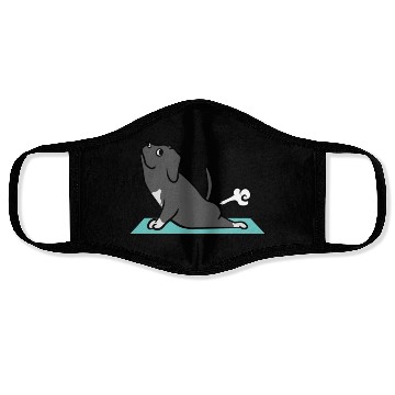 Discover Great Dane Yoga Pose Face Masks