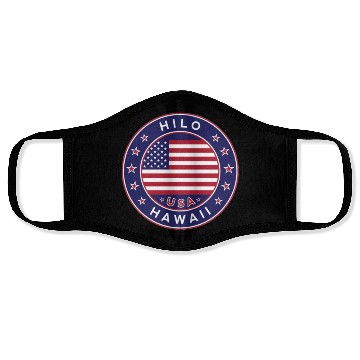 Discover California MALIBU USA Face Masks