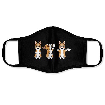 Discover Corgi Coffee Lover Face Masks