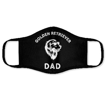 Discover golden retriever dad, dog Face Masks