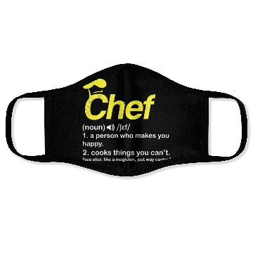 Discover Chef Definition Stationery Face Masks