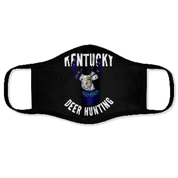 Discover Kentucky Deer Hunting Buck Stag Hunter Face Masks