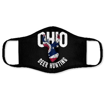 Discover Ohio Deer Hunting Buck Stag Hunter Face Masks