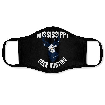 Discover Mississippi Deer Hunting Buck Stag Hunter Face Masks
