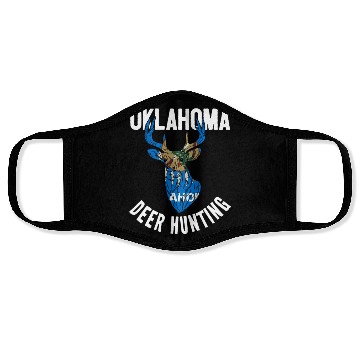 Discover Oklahoma Deer Hunting Buck Stag Hunter Face Masks