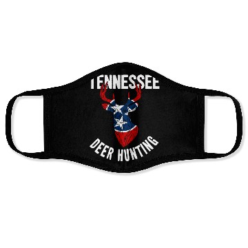 Discover Tennessee Deer Hunting Buck Stag Hunter Face Masks