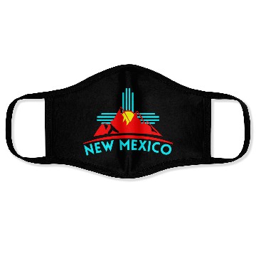 Discover Zia Sun New Mexico Face Masks