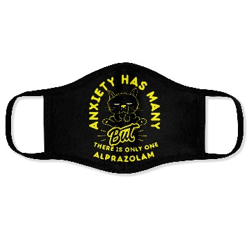 Discover ANXIETY HAS MANY Face Masks