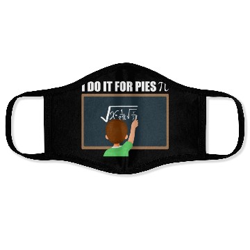 Discover Math Calculus Pi Face Masks
