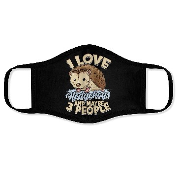 Discover Hedgehog Owner Hedgehogs lover Cute Animal Hedgie Face Masks