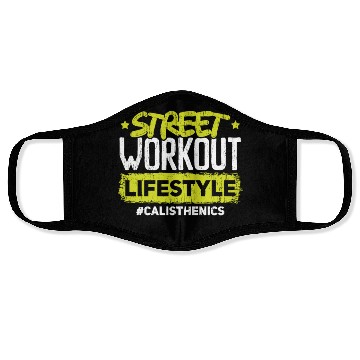 Discover Street Workout Lifestyle Fitness Calisthenics Face Masks