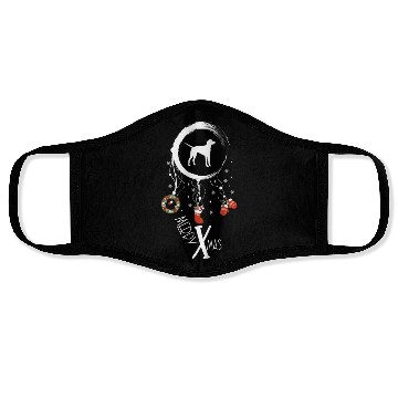 Discover dog dreamcatcher Christmas American Foxhound Face Masks