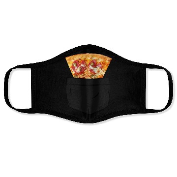 Discover Pizza In My Pocket Pizza Face Masks