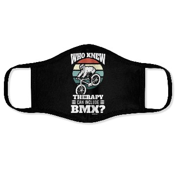 Discover BMX bike freestyle downhill Face Masks