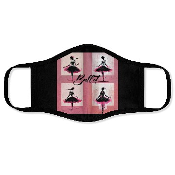 Discover ballet Dancing is an art Face Masks