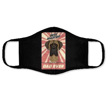 Discover Best Mastiff Dad Ever I Mastiff Lover Face Masks