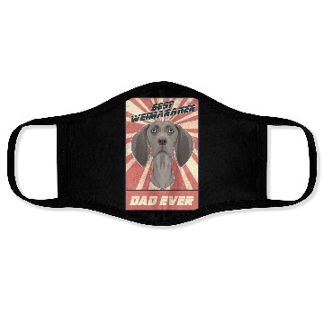 Discover Best Weimaraner Dad Ever I Weimaraner Lover Face Masks