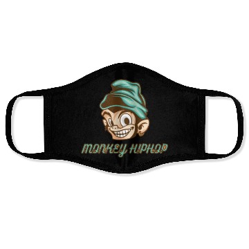 Discover Green Monkey Hiphop Face Masks